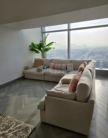 Home Center swin feather filled sofa