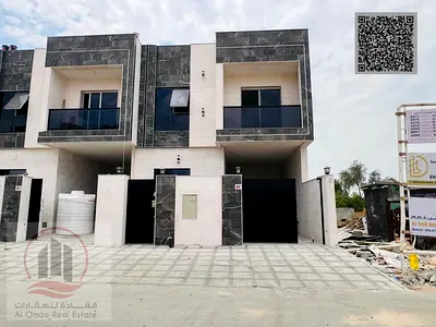 للبيع فيلا بعجمان في الزاهيه شامل التسجيل جاهزه للسكن تتكون من - 4 غرف ماستر مجلس و صالة وغرفة خدامة تمليك حر لجميع الجنسيات وأمكانية التمويل البنكي
