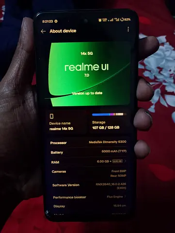 Realme 14x 5G - 128GB, 6GB RAM, Good Condition