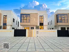 Villa for sale in Ajman | Al Helio 2 area | 5 bedrooms, majlis, hall and maid's room | Freehold 