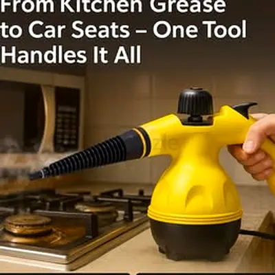 Handheld Steam Cleaner - Portable Multi-Purpose Steam Gun (Yellow)