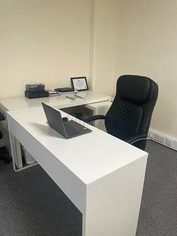 White Office Desks  - Good Condition