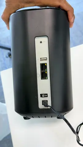 Used Wi‑Fi Router / Mesh Node (Cylindrical) with Ethernet Ports