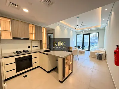 غرفة نوم واحدة مفروشة | شرفة وإطلالة على المدينة | دخول المسبح والنادي الرياضي