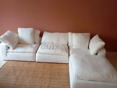 Selling marina home luscious sofa with footstool