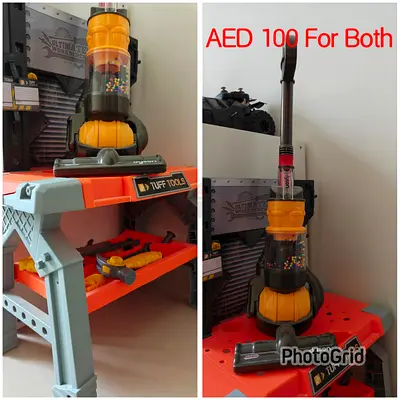 Kids Tool Bench with Toy Vacuum Cleaner - perfect Condition