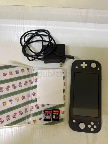 Nintendo Switch Lite with 2 Games and Charger - Good Working Condition