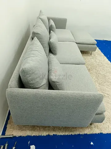 Ikea gray lshape sofa for sale