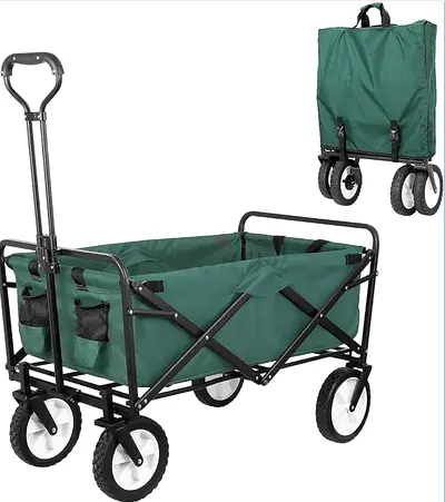 Foldable Outdoor Wagon Cart – Excellent Condition (AED 120 Fixed)