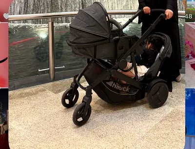 Double baby stroller (twins stroller)