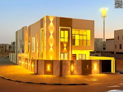 A unique opportunity at an attractive price and with no annual fees: Own a villa for sale in Ajman, first occupancy, freehold, super deluxe finishing.