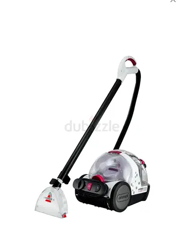 Bissell HydroClean ProHeat Complete Multi-Function Vacuum Cleaner- White/Red- 1474E