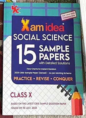 X am idea SOCIAL SCIENCE 15 SAMPLE PAPERS with Detailed Solutions for 26 Exam Grade 10 CBSE