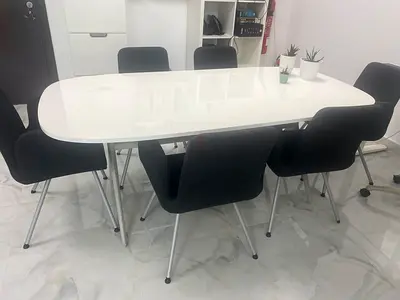 Dining table with 6 chairs