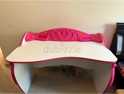 Pink Princess Kids Study Desk - Good Condition