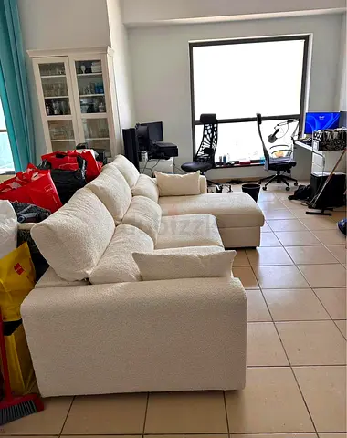 Ikea Eskilstuna L shape sofa bed with storage