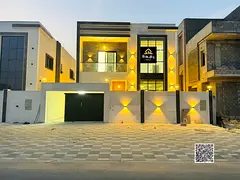 Luxury 5-bedroom villa for sale in Al-Haliyo 2 | Modern design and spacious areas, registration fees