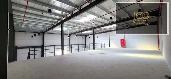 Warehouse in Al Sajaa Industrial Sharjah with various sizes and 25 kW power suitable for storage and industrial business activities