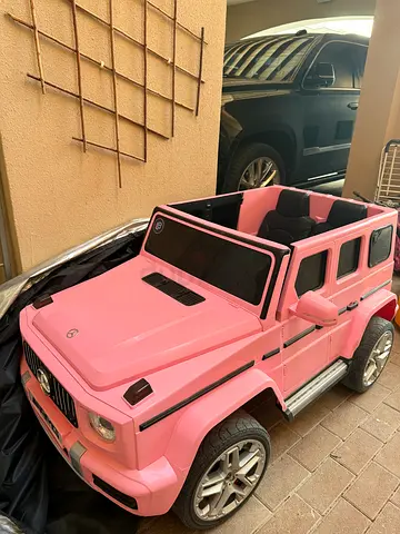 Kids electric ride-on Mercedes G-Wagon (pink) - 2-seater