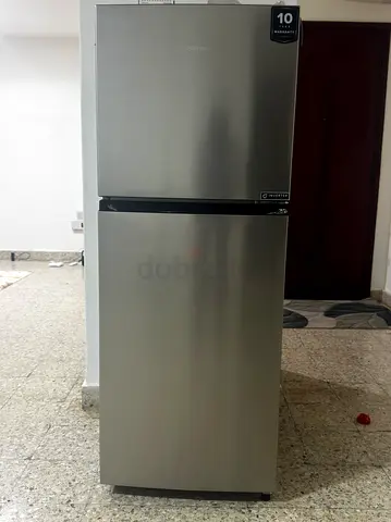 Hisense Stainless Steel Double-Door Refrigerator - Good Condition