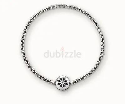 Thomas Sabo Sterling Silver Compass Bead Bracelet