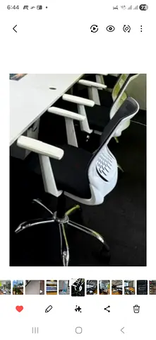 Ergonomic Office Task Chair with Mesh Back and Chrome Base