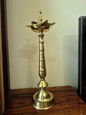 Brass Peacock Lamp