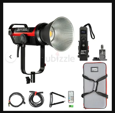 Aputure 300 d 2 with carry case and full acessories