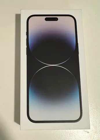 iPhone 14 Pro Max black color with box and accessories available