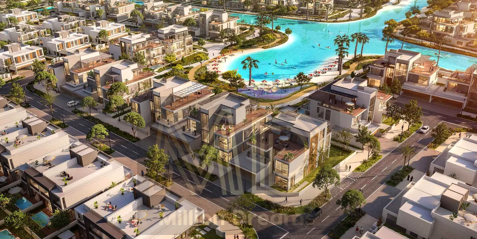 Lagoon Community | 6BR Mansion | Modern Design | South Bay 4 Dubai South