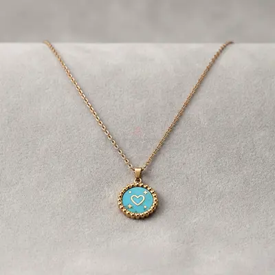 Heart Motif Pendant Necklace