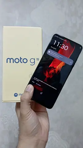 Moto G15 in good condition with original box