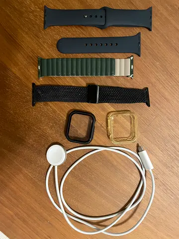 Apple Watch 41mm Accessories Bundle – 3 Bands + Charger + 2 Cases