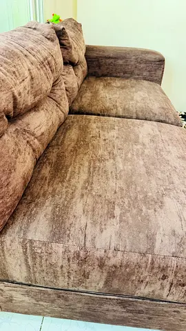Comfortable Brown L-shape Sofa in Good Condition
