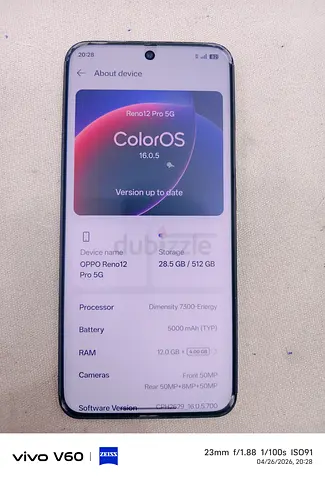 Oppo reno 12 pro 512gb