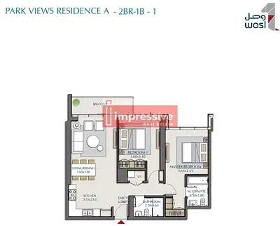 Handover in 6 Months- Near Max Metro Station- 2 BR + Laundry