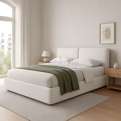 White King Size Bed