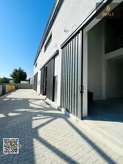 High Power Warehouse for Rent in Al Jurf 2, Ajman | 2,800 Sqft | 100 kW | Brand New