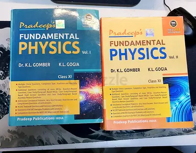 Class 11 Physics Books – Pradeep Fundamental Physics (CBSE/ISC) Vol 1  2 Set