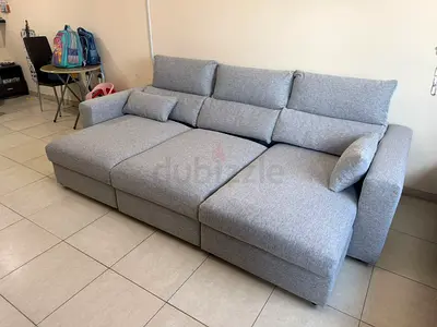 IKEA Eskilstuna L shape sofa bed with storage