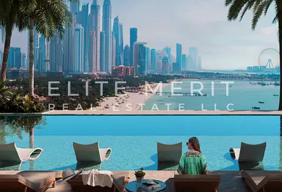 The Palm 1BR | Furnished Apartment | Beachfront & Marina Skyline Views