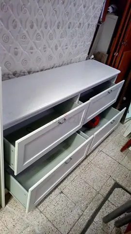White 4-Drawer Dresser / Storage Cabinet - Good Condition