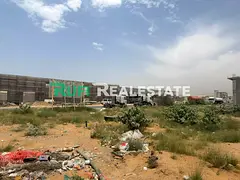 corner plot on main road available for rent on long term lease in New modern industrial area UAQ.