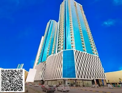 Hot Offer: Vacant Studio | Parking + Pool + Gym | Furnished + Balcony | Ajman Creek View | Oasis Towers