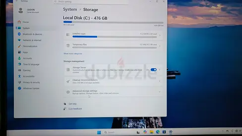 وحش الـ RTX 3060 جاهز للانطلاق! للبيع Lenovo Legion 5 فانتوم بلو بحالة ممتازة!