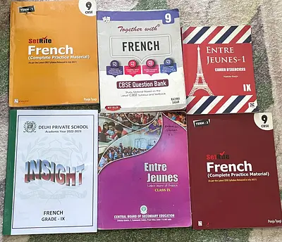 Grade 9 CBSE French text book and reference books