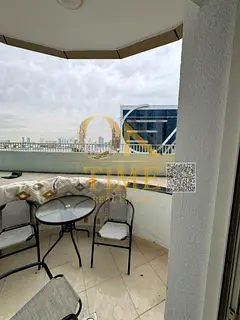 LUXURY 1BHK FOR MONTHELY RENT IN ORIENT TOWER WITH PARKING AND GYM AND POOL