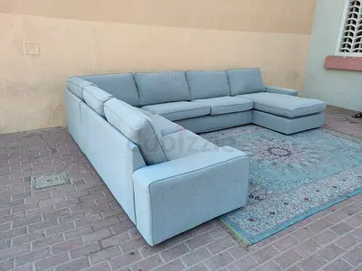 Ikea kivik gray Ushape sofa for sale
