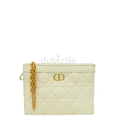 Authentic Christian Dior White Caro Every Dior Pouch