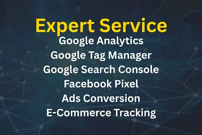 Fix, setup google analytics, search console, tag manager